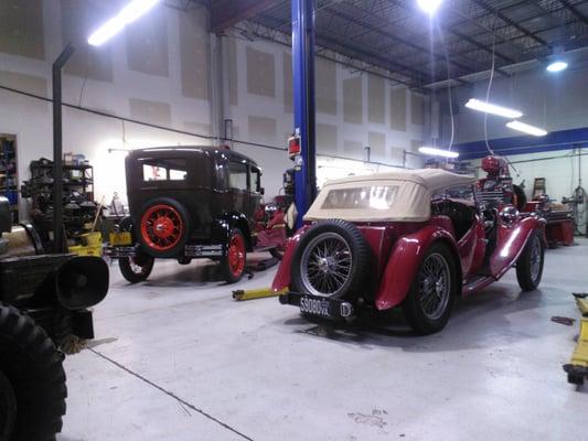 A few of the interesting vehicles worked on by M&D.