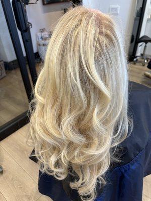 Honey Christmas blonde balayage