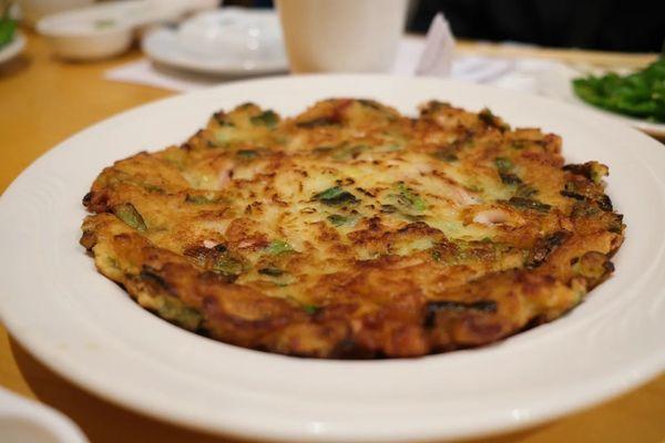 Seafood pancake