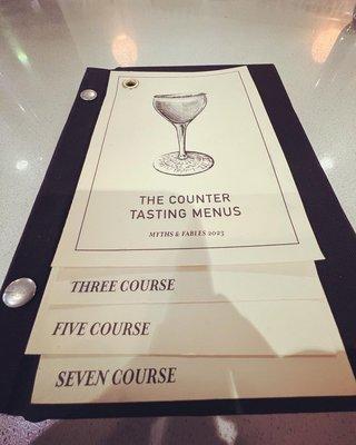 Tasting menu