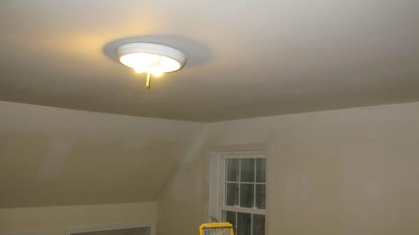 Bessier: Completed ceiling .