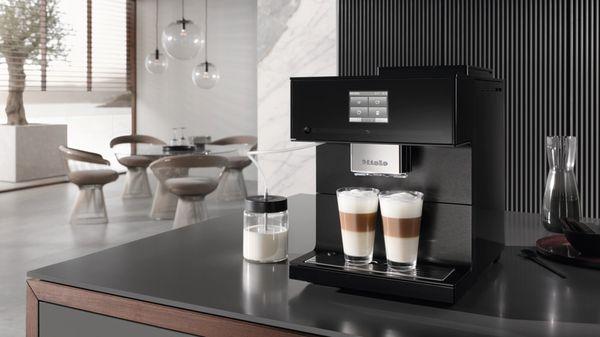 Enjoy aromatic fresh coffee at the touch of a button.