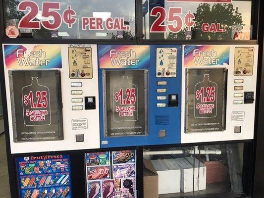 Outdoor vending machines