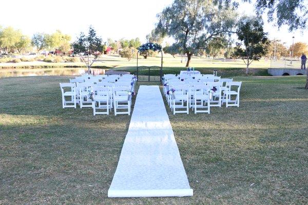 Vista Del Comino Park wedding. What a lovely place. This wedding was put on by SanTanWeddings . com