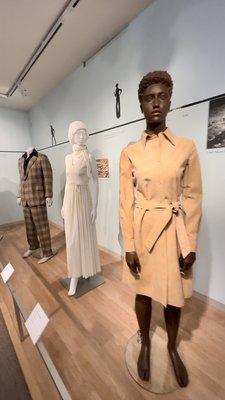 Retro fashion exhibit