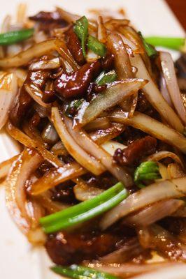 scallion beef