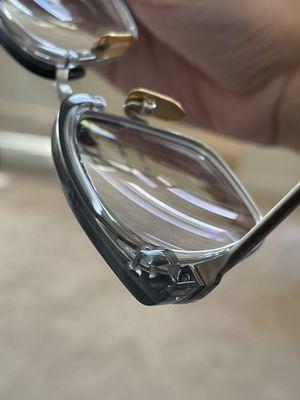 Edged down and polished high index lenses