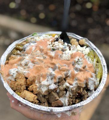 Mixed Gyro Platter - Regular with extra protein