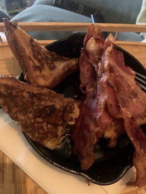 French toast and bacon