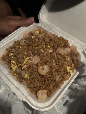 Shrimp fried rice