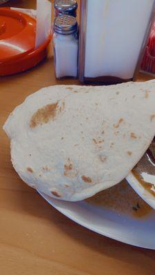 They have both corn  and flour Homemade tortillas.