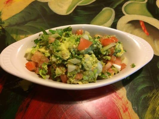 Side of freshly made guacamole