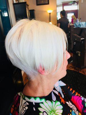 Cut and color done by Sandra Robertson 
 
 For cut and color call:
 (805) 850-8006
 
 *By appointment only