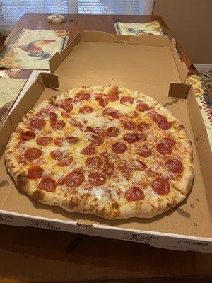 Pepperoni, extra cheese