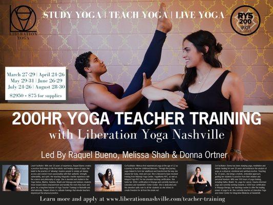 Liberation Yoga 200Hour Yoga Teacher Training