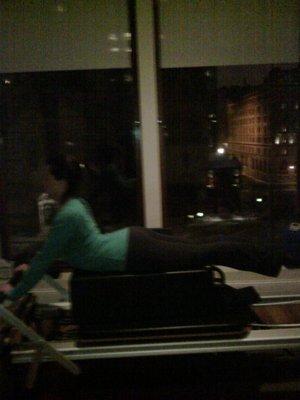 Laura in Swan on the Reformer