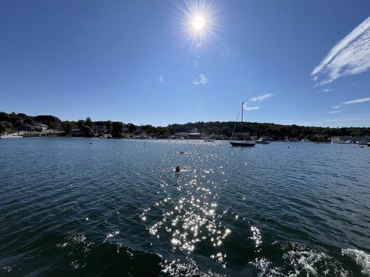 View leaving Boothbay Harbor