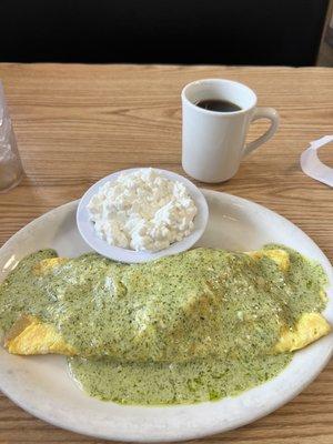 Sicilian Omelette  + Cottage Cheese