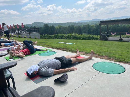 Yoga Over Blue Ridge