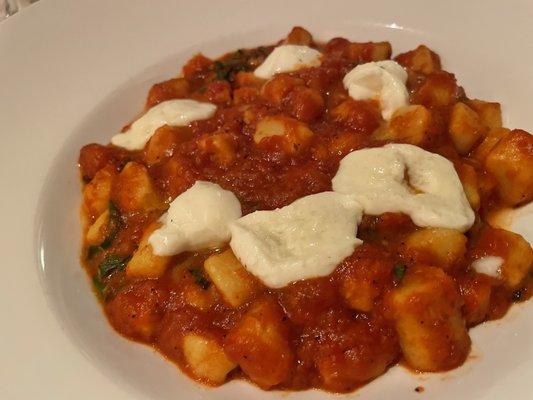 Gnocchi con Pomodoro e mozzarella