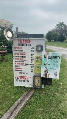 Drive Up Menu