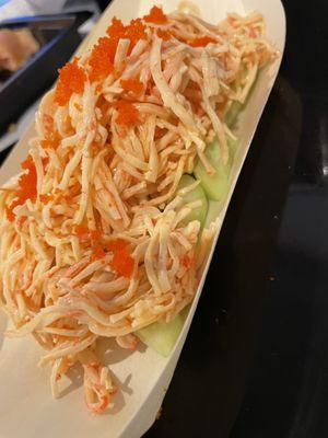 Appetizer: Spicy crab salad