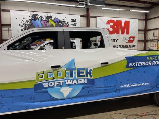 Car wrap for ECOTEK Soft Wash