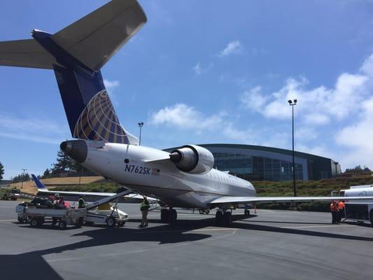 First CRJ700 flight from Denver.