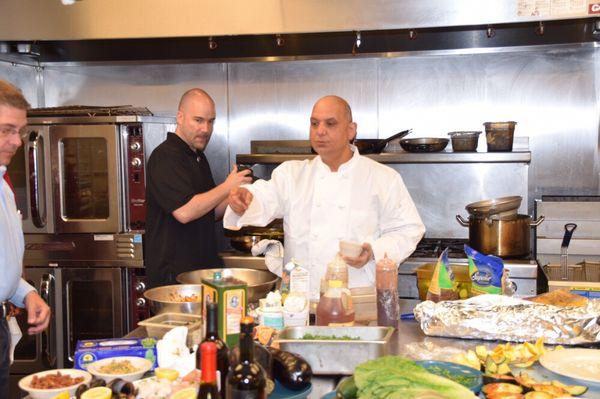 Cooking Demonstration with chef Sentissi.