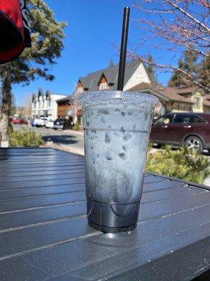 Iced Charcoal Latte