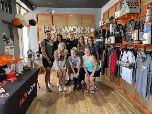 The HOTWORX Team plus guests