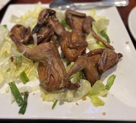 Deep fried Quails with saltand pepper