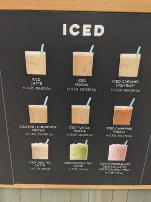 Iced drinks