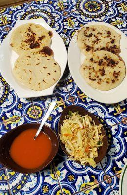 Revueltas and Loroco Pupusas