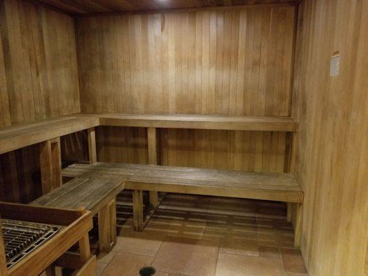 Enjoy a steam or sauna before your appointment at no additional fee