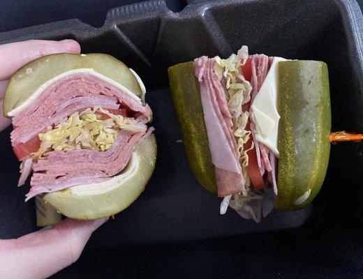 American Hoagie Pickle Sandwich