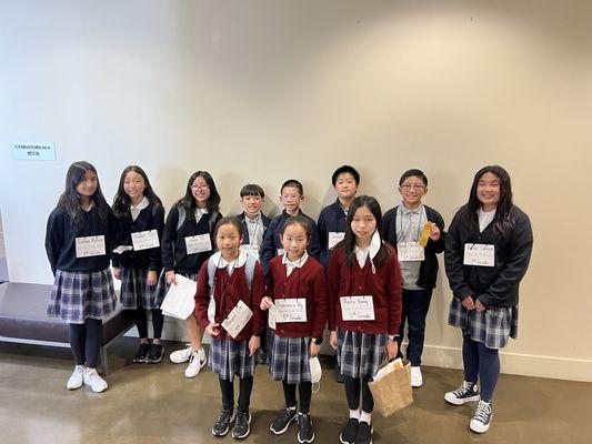 ACSI Spelling Bee participants.