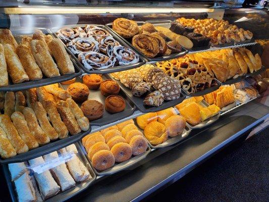 Baked goods display