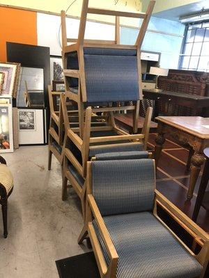 Mid Century Chairs 8 Left.