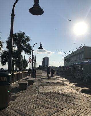 Boardwalk view outside