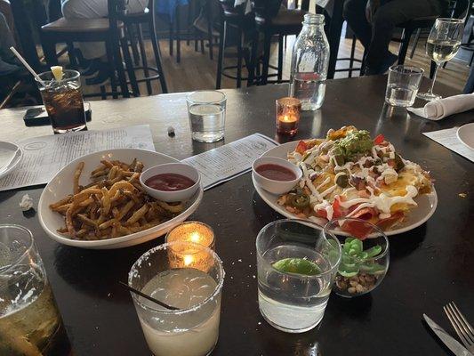 Truffle Fries and Nachos