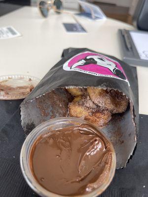 Chocolate and Hazelnut Donuts with Nutella!