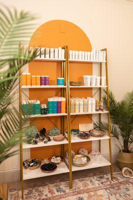 Clean beauty and crystal retail