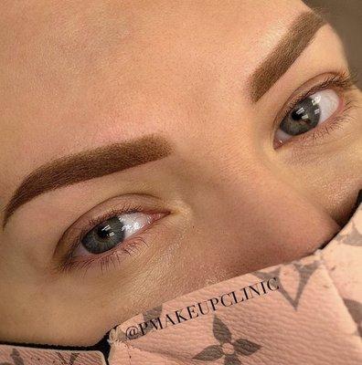 Powder Brows/Ombre Brows | Before and After