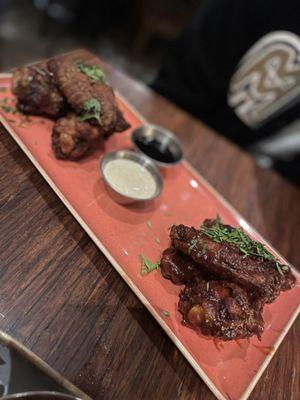 BBQ Smoky Dry Rubbed Chicken Wings