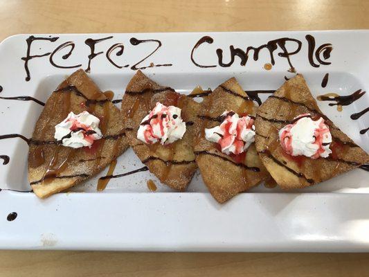 Birthday sopapillas!