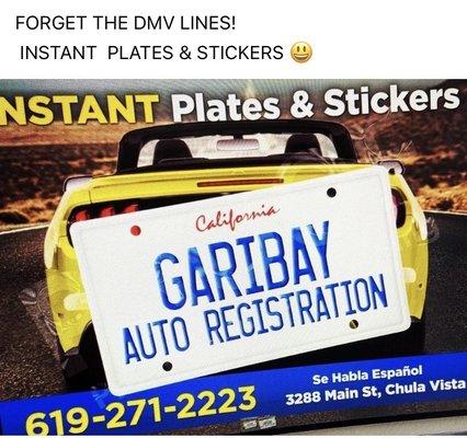 Garibay Auto Registration