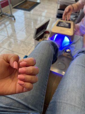 Nail set and pedicure