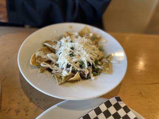 Carne Asada Chilaquiles