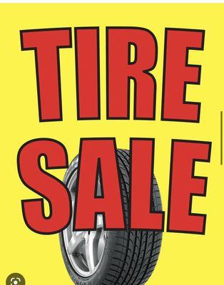 Tire sale going on now